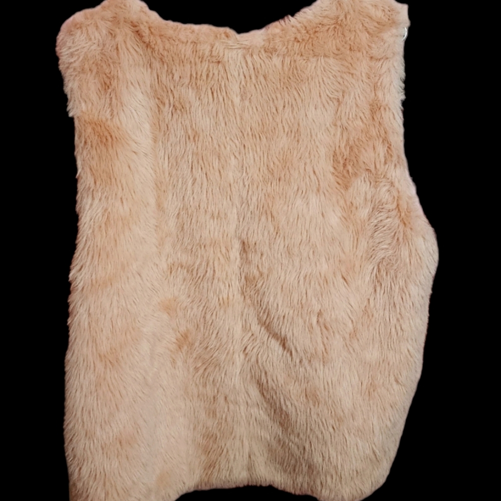 Faux fur vest